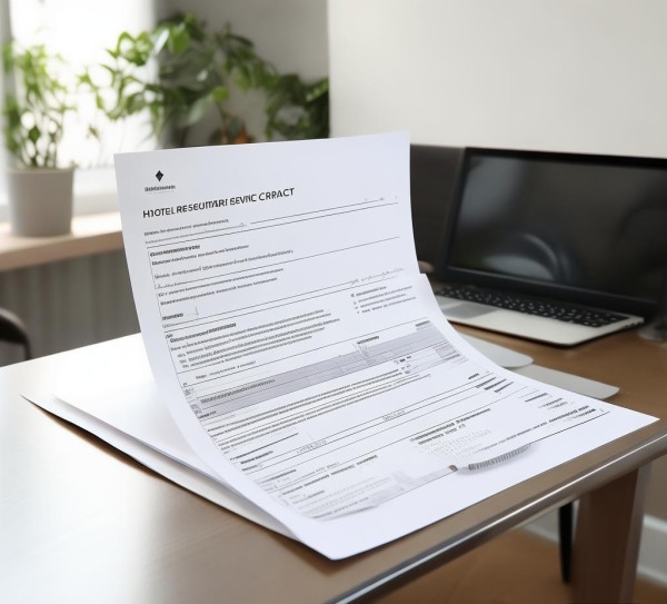 预订酒店服务合同范本图片，规范住宿交易，保障双方权益的实用工具