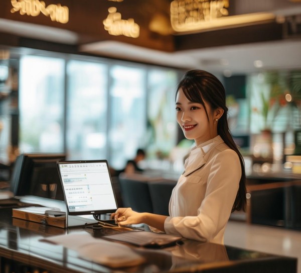 晨鹤商务酒店预订服务员，专业高效，助力便捷入住